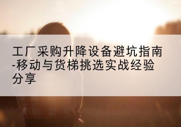 武强移动式升降机怎么选-工厂采购升降设备避坑指南-移动与货梯挑选实战经验分享